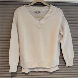 White+Warren V-Neck Sweater - size M